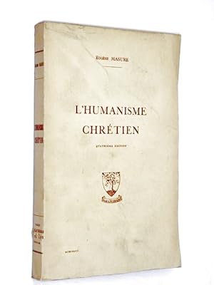 Seller image for L'Humanisme chrtien for sale by Librairie Douin