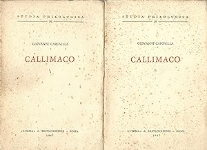 Callimaco. Vol. I e II