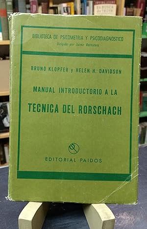 Image du vendeur pour Manual introductorio a la tcnica del Rorschach mis en vente par Librera El Pez Volador
