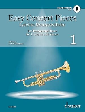 Bild des Verkufers fr Easy Concert Pieces Band 1. Trompete und Klavier : 22 Pieces from 5 Centuries. Ausgabe mit Online-Audiodatei. zum Verkauf von AHA-BUCH GmbH