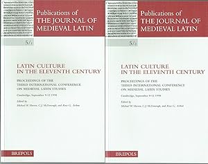 Seller image for Latin Culture in the Eleventh Century : Proceedings of the Third International Conference on Medieval Latin Studies, Cambridge, September 9-12 1998 (Publications of the Journal of Medieval Latin) (2 volumes) for sale by Blue Whale Books, ABAA