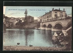 Seller image for Carte postale Montbron, Pont de la Basse Ville for sale by Bartko-Reher