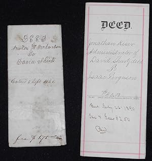 Imagen del vendedor de Two Documents relating to David Shurtz of Juniata County a la venta por Classic Books and Ephemera, IOBA