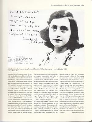 Imagen del vendedor de Anne Frank. a la venta por Fundus-Online GbR Borkert Schwarz Zerfa