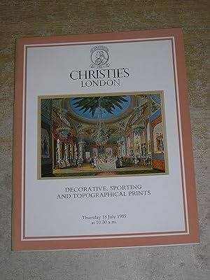 Christies London Old Master, Modern And British Prints Tuesday 3 November 1981