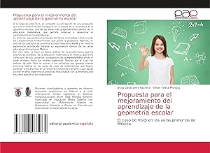 Bild des Verkufers fr Propuesta para el mejoramiento del aprendizaje de la geometra escolar zum Verkauf von moluna