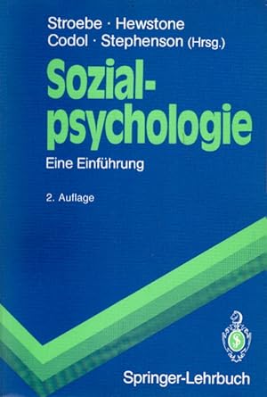 Seller image for Sozialpsychologie: Eine Einfhrung (Springer-Lehrbuch) for sale by AMAHOFF- Bookstores