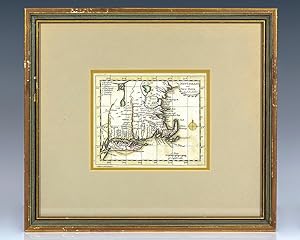 17th Century John Seller Map of New England and New York.