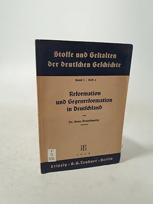 Immagine del venditore per Reformation und Gegenreformation in Deutschland. venduto da Antiquariat Bookfarm