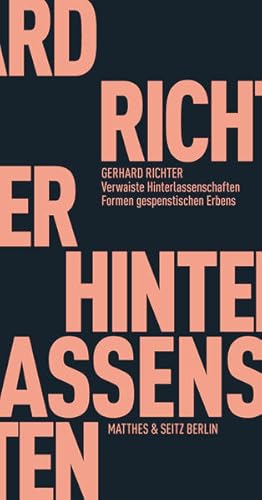 Imagen del vendedor de Verwaiste Hinterlassenschaften Formen gespenstischen Erbens a la venta por Bunt Buchhandlung GmbH