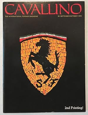 Cavallino. The International Ferrari Magazine. Volume 1, Number 1. September/October 1978. 2nd Pr...