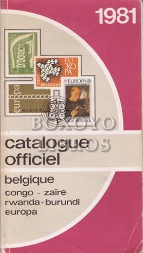 Catalogue officiel Belgique (1981) Congo-Zaïre, Rwanda-Burundi, Europa.