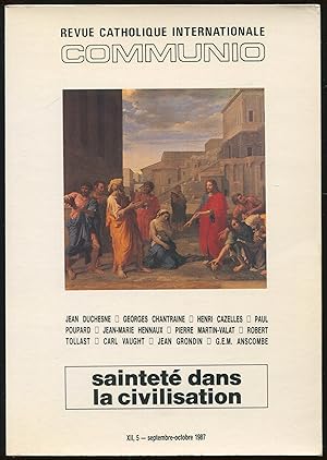 Seller image for Revue catholique internationale Communio Tome XII, 5, septembre-octobre 1987 - Saintet dans la civilisation for sale by LibrairieLaLettre2