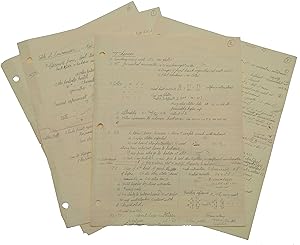 Autograph manuscript, unsigned, entitled 'Talk at Vancouver New Particles etc.' Vancouver, Canada...