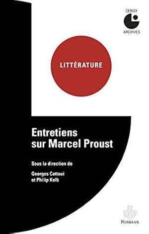 Image du vendeur pour Entretiens sur Marcel Proust: Colloque de Cerisy (1962). mis en vente par JLG_livres anciens et modernes