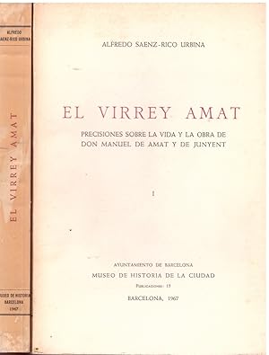 Seller image for EL VIRREY AMAT. for sale by Llibres de Companyia