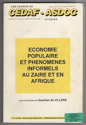 Economie Populaire Et Phenomenes Informels Au Zaire Et En Afrique