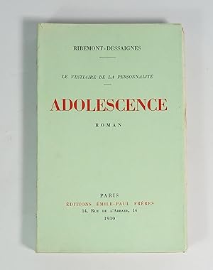 Image du vendeur pour Adolescence - Le vestiaire de la personnalit mis en vente par Librairie L'Autre sommeil