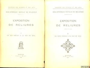 Bild des Verkufers fr Exposition de reliures (2 volumes) zum Verkauf von Klondyke