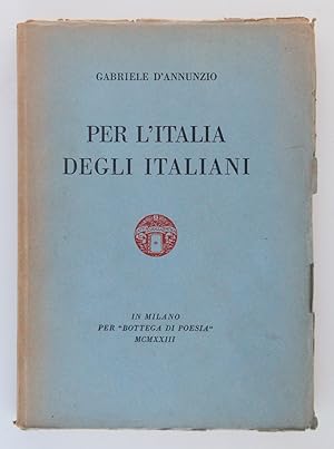 Immagine del venditore per Per l'Italia degli Italiani venduto da FABRISLIBRIS