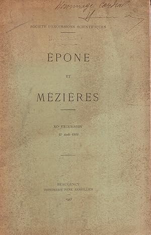 Épone et Mézières. XCe excursion, 27 août 1916.