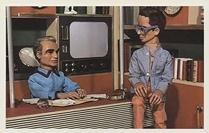 Jeff Tracy & Brains 10 Minutes After Noon Thunderbirds Postcard