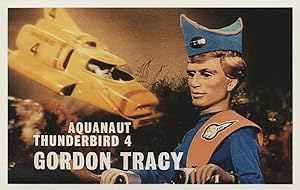Gordon Tracy Aquanaut Thunderbirds 4 Aircraft TV Show Postcard