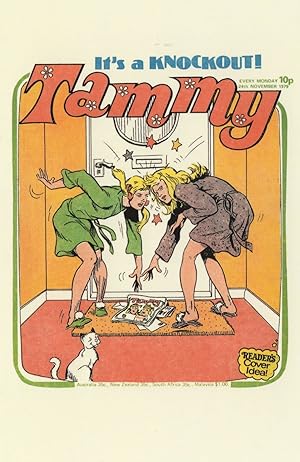 Seller image for Headbanging Headbangers Tammy 1970s Girls Comic Book Postcard for sale by Postcard Finder