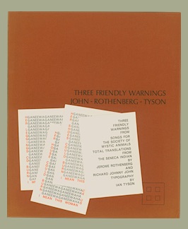 Imagen del vendedor de Three Friendly Warnings. a la venta por Jeff Maser, Bookseller - ABAA