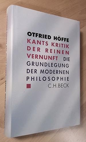 Immagine del venditore per Kants Kritik der Reinen Vernunft. Die Grundlegung der modernen Philosophie venduto da Llibres Bombeta