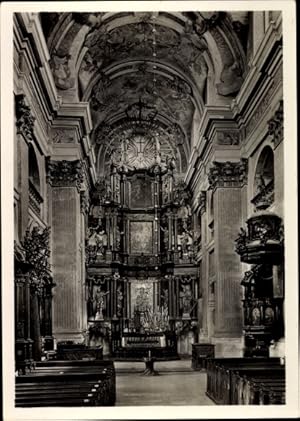 Ansichtskarte / Postkarte Lipka Heiligelinde Ostpreußen, Wallfahrtskirche, Innenansicht