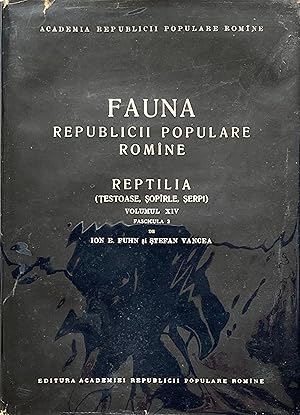 Fauna republicii populare Romîne, Reptilia (vol. XIV fasc. 2)