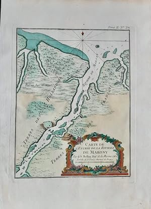 CARTE DE L'ENTREE DE LA RIVIERE DE MARONY