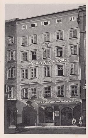Imagen del vendedor de Mozart Geburtshaus House Of Birth in Salzburg Postcard a la venta por Postcard Finder