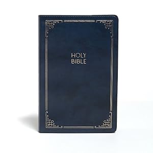 Immagine del venditore per Holy Bible : King James Version, Navy, Leathertouch, Large Print Personal Size Reference venduto da GreatBookPrices