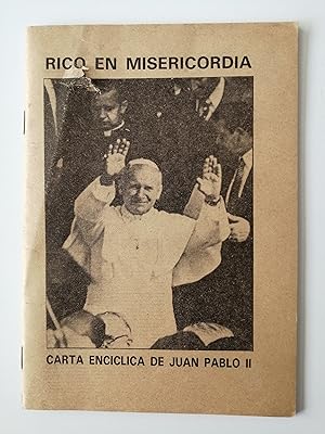 Bild des Verkufers fr Rico en misericordia : carta encclica de Juan Pablo II zum Verkauf von Perolibros S.L.
