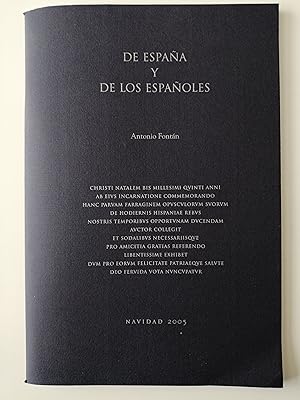 Image du vendeur pour De Espaa y de los espaoles mis en vente par Perolibros S.L.