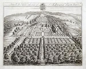 HILL COURT, Hull, Nr.Thornbury, Gloucestershire, Johannes KIP antique print 1768