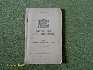 Notes on Map Reading, Reprinted with Amendments Nos 1-4 1939