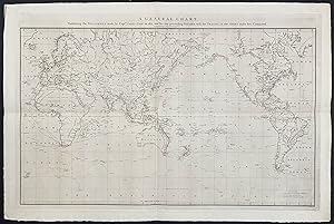 A General Chart: Exhibiting the Discoveries made by Captain James Cook in this and his two precee...