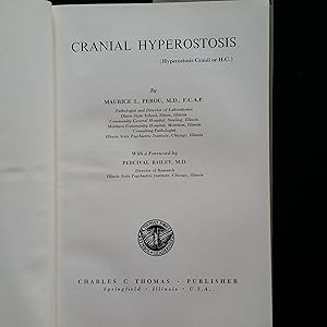 Seller image for Cranial Hyperostosis (Hyperostosis Cranii or H.C:) for sale by Nineveh Books