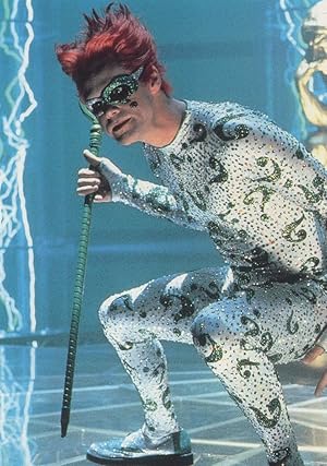 The Riddler in Rare White Suit Batman Forever Film Movie Postcard