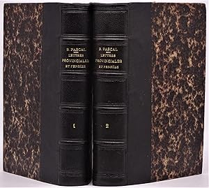 Lettres Provinciales et Pensees. Nouvelle Edition. In Two Tomes