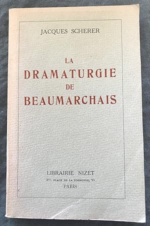 Bild des Verkufers fr La dramaturgie de Beaumarchais zum Verkauf von Distribution Herrmann-Auclair