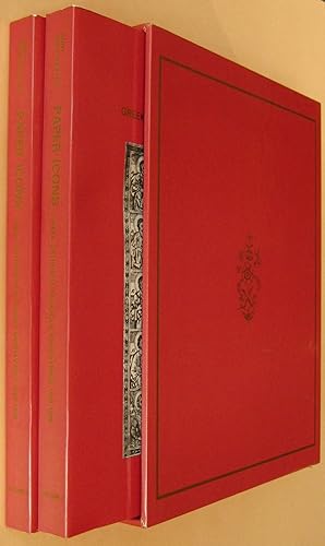 Image du vendeur pour PAPER ICONS GREEK ORTHODOX RELIGIOUS ENGRAVINGS 1665-1899. 2 Vols. mis en vente par Dennys, Sanders & Greene