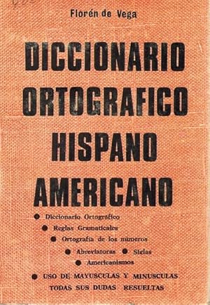 Bild des Verkufers fr Diccionario ortogrfico Hispano-Americano. zum Verkauf von La Librera, Iberoamerikan. Buchhandlung