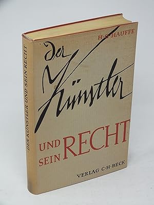 Seller image for Der K?nstler und sein Recht for sale by Antiquariat Hans Wger