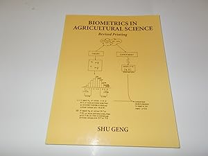 Seller image for Biometrics in Agricultural Science : Revised Printing for sale by Paradise Found Books