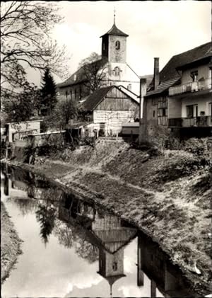 Image du vendeur pour Ansichtskarte / Postkarte Birkenau im Odenwald Hessen, Ortspartie, Kirche mis en vente par akpool GmbH