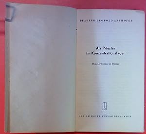 Seller image for Als Priester im Konzentrationslager for sale by biblion2